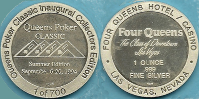 Queens Poker Classic 1994 Token (tFQlvnv-012-V1)